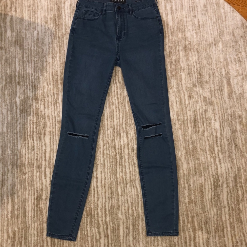 Bullhead Destroyed High-Rise Skinniest Jeans